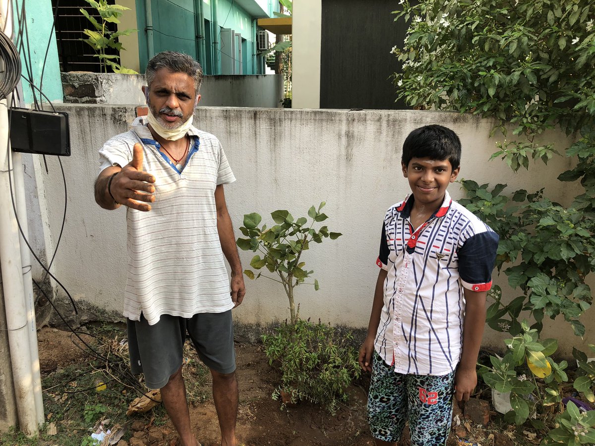 pnbalamurugan's tweet photo. 9 of 48 for #2treepermonth goal

Planted good grown Mullu Murungai aka Kalyana Murungai sapling at friend’s home. https://t.co/RuMOZ3BPDd