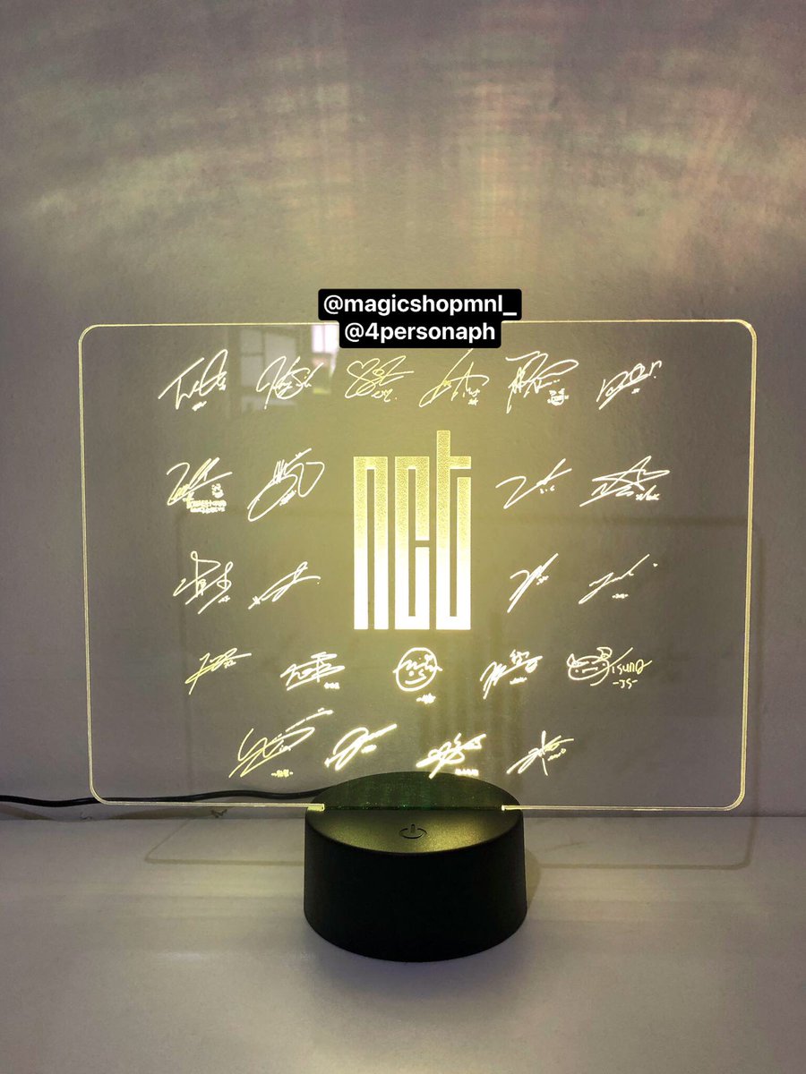 4personaph's tweet photo. [Help RT] wts / lfb 💚 

customized OT23 NCT (signature) acrylic lamp — for a client

⭐️ bnew, just tested the lights
⭐️ on hand &amp; ready to ship
⭐️ 999 (still nego if payo)

rfs: wrong design 

will delete when sold!! kunin niyo na po pls 👉👈

———
tags: nct 127 u dream wayv ph https://t.co/PJgLyvbkAI
