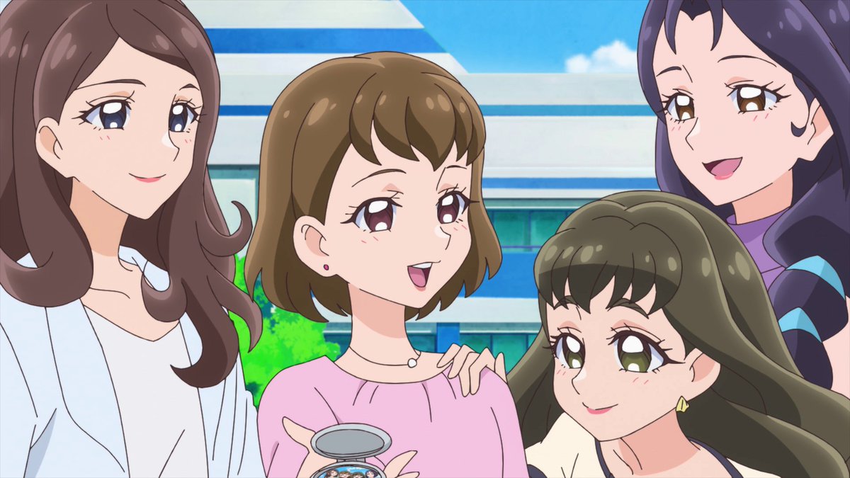 Moon 母親の店の新コスメのチラシ配りをするさんごと それを見つめる若手女優の山辺ゆな パンダ シンデレラでパンデレラ トロピカル ジュ プリキュア 9話 トロピカル ジュプリキュア トロピカルージュ トロピカルージュプリキュア トロプリ