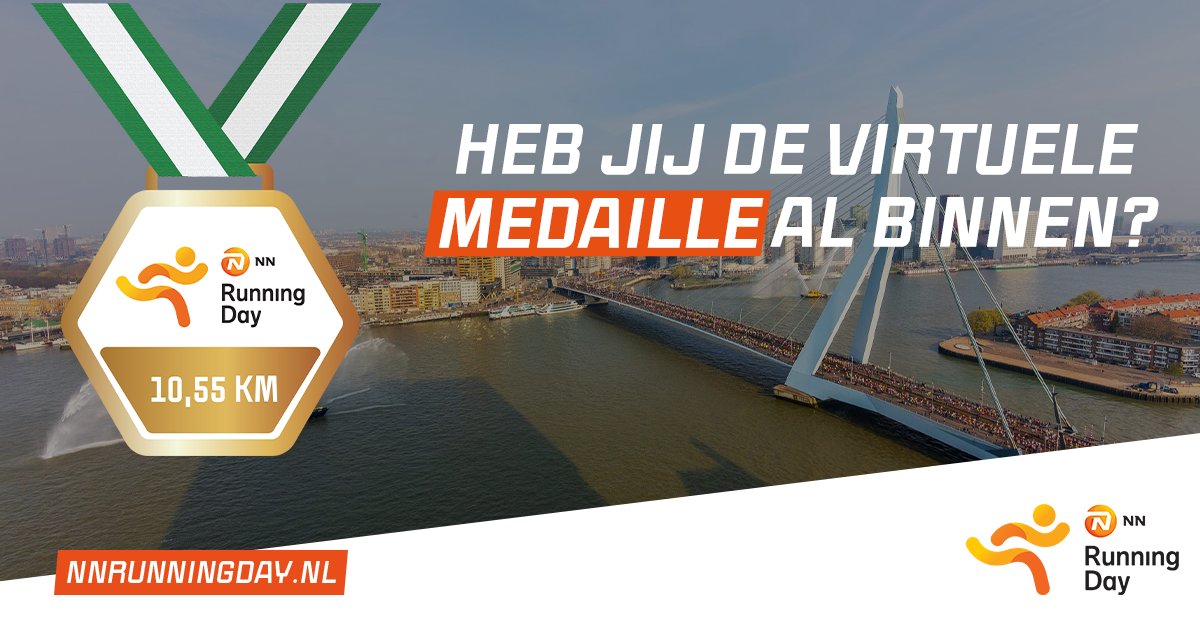 Ben jij al gefinisht? Deel jouw foto en laat ons weten wat je er van vond. 🏁🖊

👉 Meld je gratis aan via nnrunningday.nl

#NNRunningDay #youneverrunalone #DeMooiste #NNMarathonRotterdam