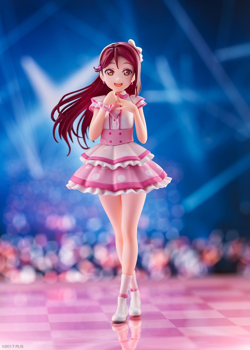 一番くじ Bandai Spirits 4月17日 土 より順次発売予定 一番くじ ラブライブ サンシャイン 5th Anniversary B賞 桜内梨子 想いよひとつになれ フィギュア 劇中からのポーズをモチーフに 描きおろしを行い その描きおろしたイラストを基に