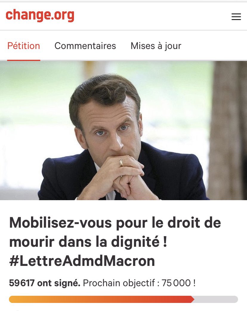 JeanLucRomero's tweet photo. Le Président @EmmanuelMacron doit permettre aux députés de continuer à voter une loi de liberté sur la #findevie.
Si 5 députés (!) arrivent à empêcher le vote avant le 8.04 minuit, le président doit reprendre le texte.
Signez notre lettre au Président :
✅ https://t.co/eMQuVe85ll https://t.co/pqT1oTfeCJ