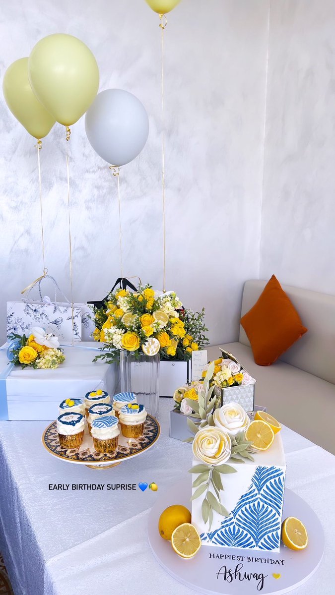 Ashwag_br's tweet photo. My 27 Early Birthday suprise 🥺💙🍋 https://t.co/WU3kW3fh60