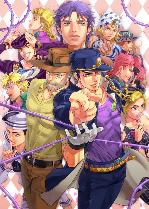 概出イラストだけど、ジョジョ6部アニメ化おめでとう㊗️? 