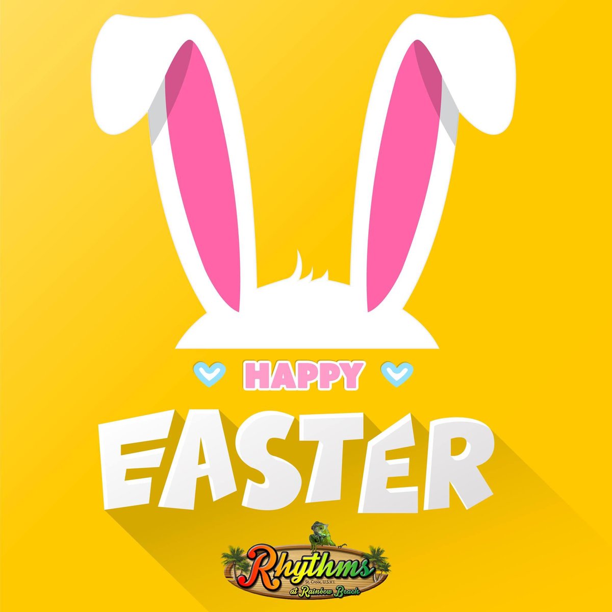 Cheers to 🍫, 💐, 🥚, and 🐰! Happy Easter from everyone at Rhythms!! #happyeaster

#rhythmsatrainbowbeach #rainbowbeach #stcroix #HappyEaster2021 #easter #eastersunday #sundayvibes #beachvibes #bunnyears #bunny #hop #hoppyeaster #eastereggs #easterbasker #easter2021 #stx #usvi