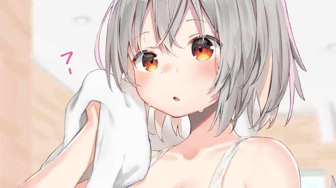 透け透け白ブラ+ブラなし差分
先着5リツふぁい 