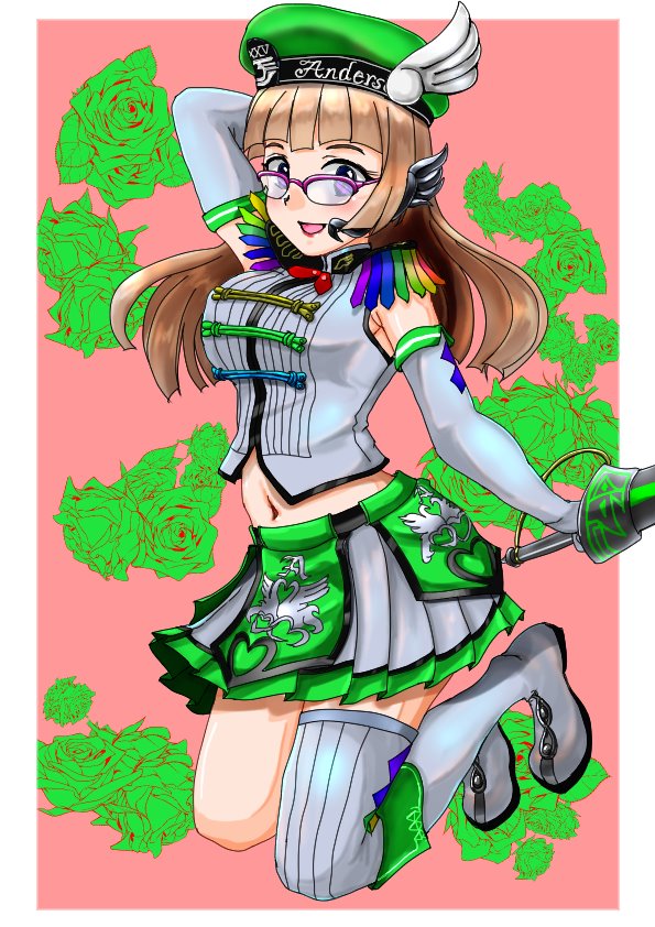 お試し455 元気メイディちゃん 月よ のビームのセリフがかっこいいよね Wl Bear Guy アンツィオサンドリヨンのイラスト