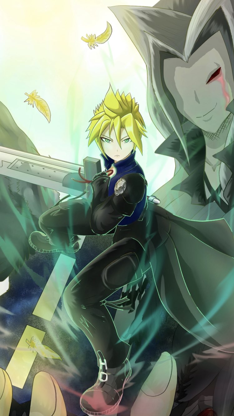 マーチャロ アラファー主婦イラストレーター目指す Ff7ac クラウドのヴィネットイラストを描きました Ff7r Ff7リメイク Ff7remake セフィロス 絵描きさんと繋がりたい 絵柄が好みて人にフォローされたい イラスト好きな人にフォローされたい