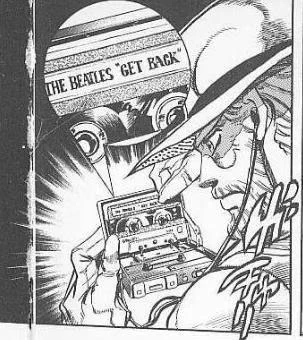 ジョジョ3部は最後、THE BEATLESの『GET BACK』で〆られますが、この曲の歌詞に"JoJo was a man who thought he was a loner. But he knew if couldn't last."(ジョジョは自分を一匹狼だと思っていたけどそんなの長続きしなかった)とあるので正しくジョースター家のための曲なんだよなーとか。 