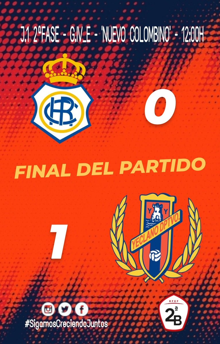 Yeclano_dptvo's tweet photo. #RecreYeclano ⚔

97' ⏱ |0-1| ¡¡FINAAAAL DEL PARTIDO!! 🙌

💪 ¡Victoria azulgrana 🆚️ @recreoficial en el 'Nuevo Colombino'! 🏟

#2BGIV_E 🏆
#SomosYeclano 🔵🔴
#SigamosCreciendoJuntos https://t.co/uK23A6GpQl