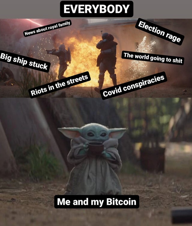 Mechaniccrypto's tweet photo. Me and my #bitcoin vs. the world https://t.co/LVV0lCm66I