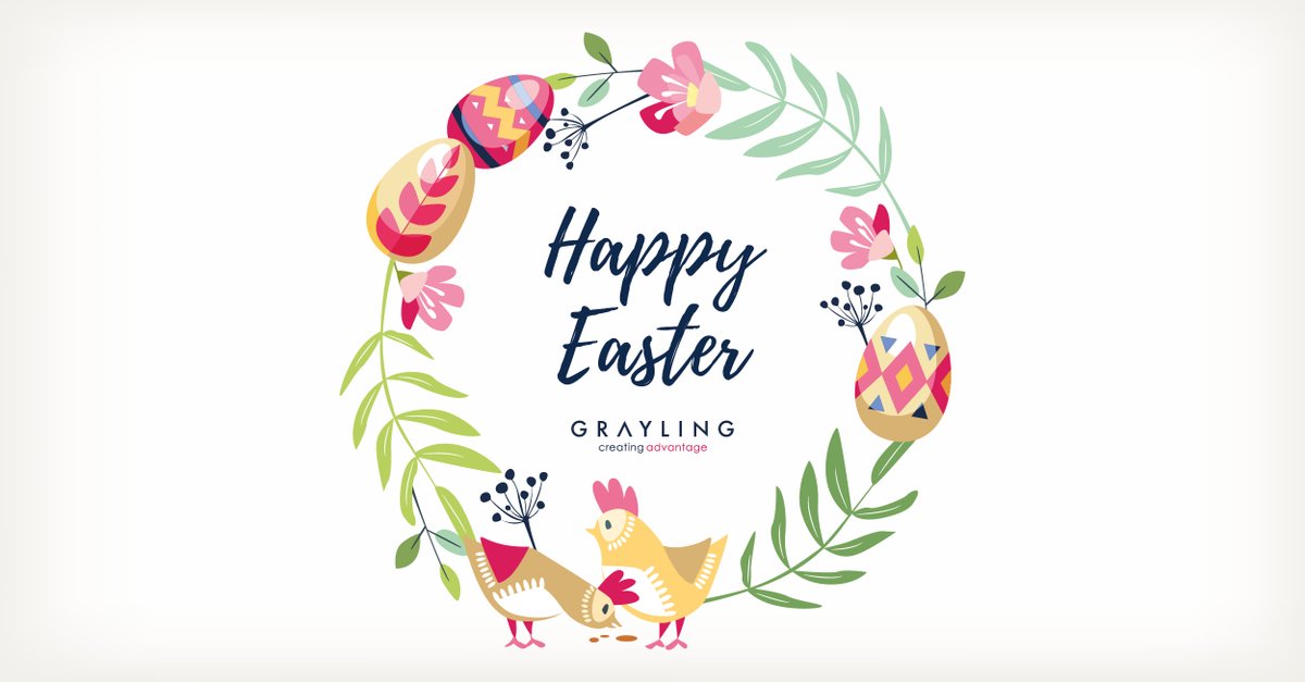Happy Easter to all our colleagues, friends, and family. Have a wonderful day!