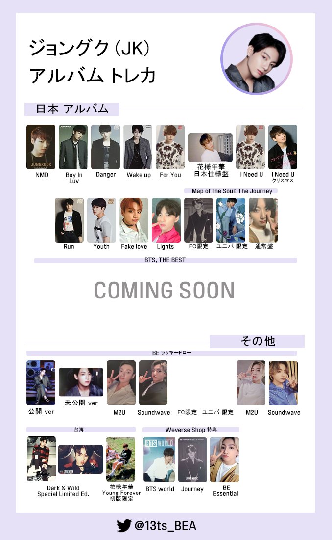 Update 2021 / 04 / 04 + Japanese version + Taiwan Dark & Wild