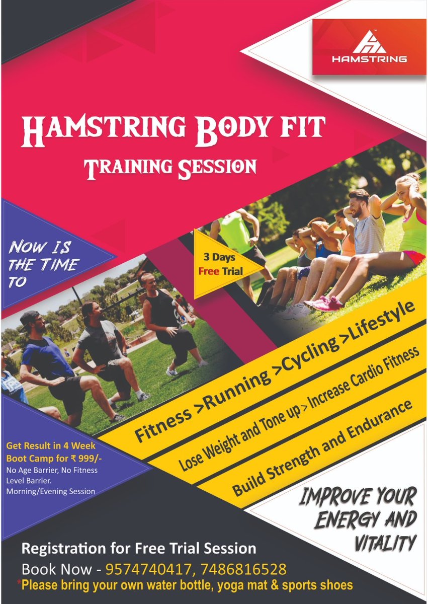 Hamstring_in's tweet photo. "HAMSTRING BODY FIT" Training session.
Hamstring, FF Shop No 07, Akshar Pavilion, Vasna Bhayli Main Road, 
Opp. Rosedale Heights, Vadodara 391410
Please Follow us for latest updates: 
https://t.co/gu7lBvNhyS
Zomato:https://t.co/kfXIE1DjAz
Swiggy: https://t.co/aAn6bTGtgY... https://t.co/c15c6lo13o