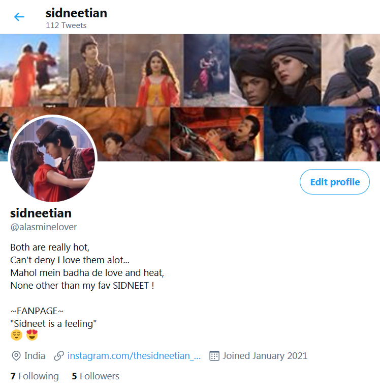 alasminelover's tweet photo. Wooahh I didn't realize I finished 100 tweets :)

This page just started for #WeLoveSidneet trend..its reached here now..Thank you!
#sidneet #sidneetforever #banbitforever #madooforever #alasmineforver #bindumatiforever 
#wewantsidneetmv #comebacksidneet 
#sidneetians #alasmine https://t.co/TPecFxwbcu