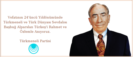 TurkmeneliParti's tweet photo. Vefatının 24'üncü yıldönümünde Türkmeneli ve Türk Dünyası Sevdalısı Başbuğ Alparslan Türkeş'i Rahmet ve Özlemle Anıyoruz.

 #AlparslanTürkeş https://t.co/GEibhl7I8M