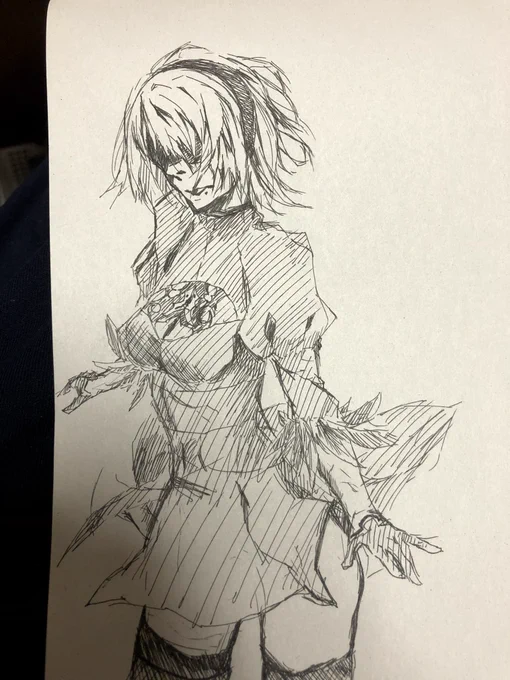 一発描き2B 