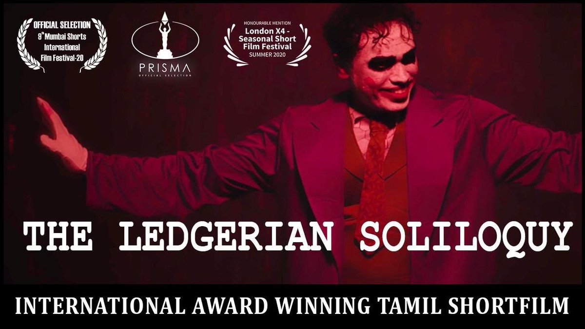 CinemaNagaram (@cinemanagaram) on Twitter photo Here is the award winning Tamil short film at International film festivals #TheLedgerianSoliloquy directed by <a href="/IAMSELVA_/">Selva செல்வேந்திரன்</a>
Performed by <a href="/EbenezerDevara1/">Ebenezer Devaraj</a> DOP <a href="/ravantr795/">ravan</a>
Editor <a href="/ActorShaan/">GowriShankar</a>
<a href="/Crew21_/">CREW 21</a> <a href="/jrajesh_k/">Rajesh Jagadeesan</a>
youtu.be/QoA0qthXdOY Here is the award winning Tamil short film at International film festivals #TheLedgerianSoliloquy directed by <a href="/IAMSELVA_/">Selva செல்வேந்திரன்</a>
Performed by <a href="/EbenezerDevara1/">Ebenezer Devaraj</a> DOP <a href="/ravantr795/">ravan</a>
Editor <a href="/ActorShaan/">GowriShankar</a>
<a href="/Crew21_/">CREW 21</a> <a href="/jrajesh_k/">Rajesh Jagadeesan</a>
youtu.be/QoA0qthXdOY