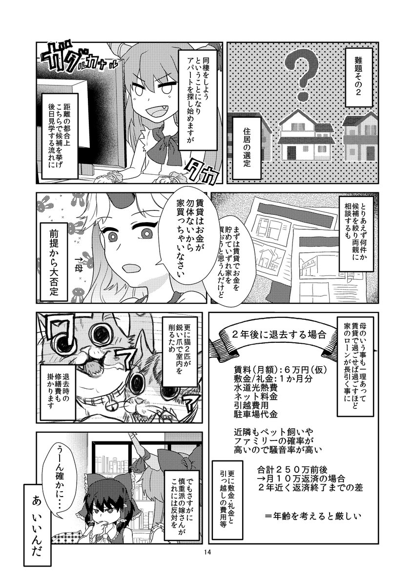 ちなみに、「低所得なのにすぐ家を買ってるじゃん」というのを割とお見かけしましたが、それに対する自分なりの答えは2冊目のこのページに書かれています。 