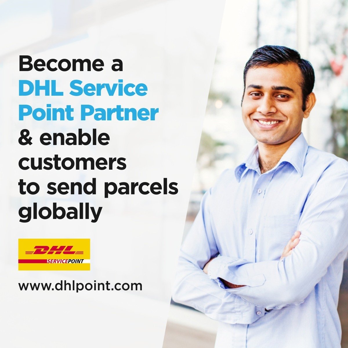 iPayOn's tweet photo. Become a DHL service point partner and help the world connect plus earn great commissions 🤝

Benefits:
Increase footfall ✅
Get instant margin on parcels delivered/received ✅ 
Have online presence with DHL locator ✅

visit: https://t.co/HFQTlE7C8O 

#ipayon https://t.co/5vQtI4yJ0B