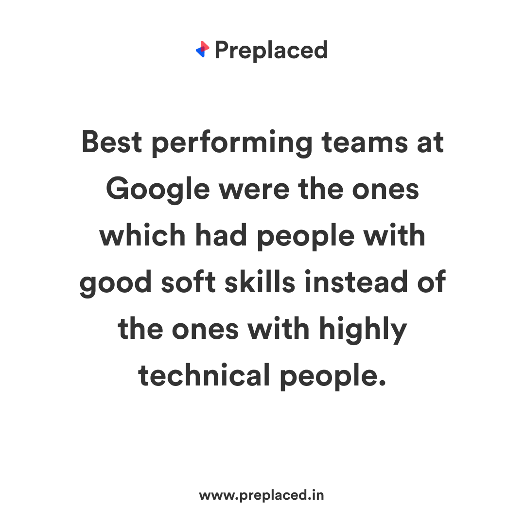 preplaced_in's tweet photo. What makes the top performing employees of Google so special? Let's see!
#preplaced #mockinterview #google #softskills https://t.co/RKX8JN8r1H