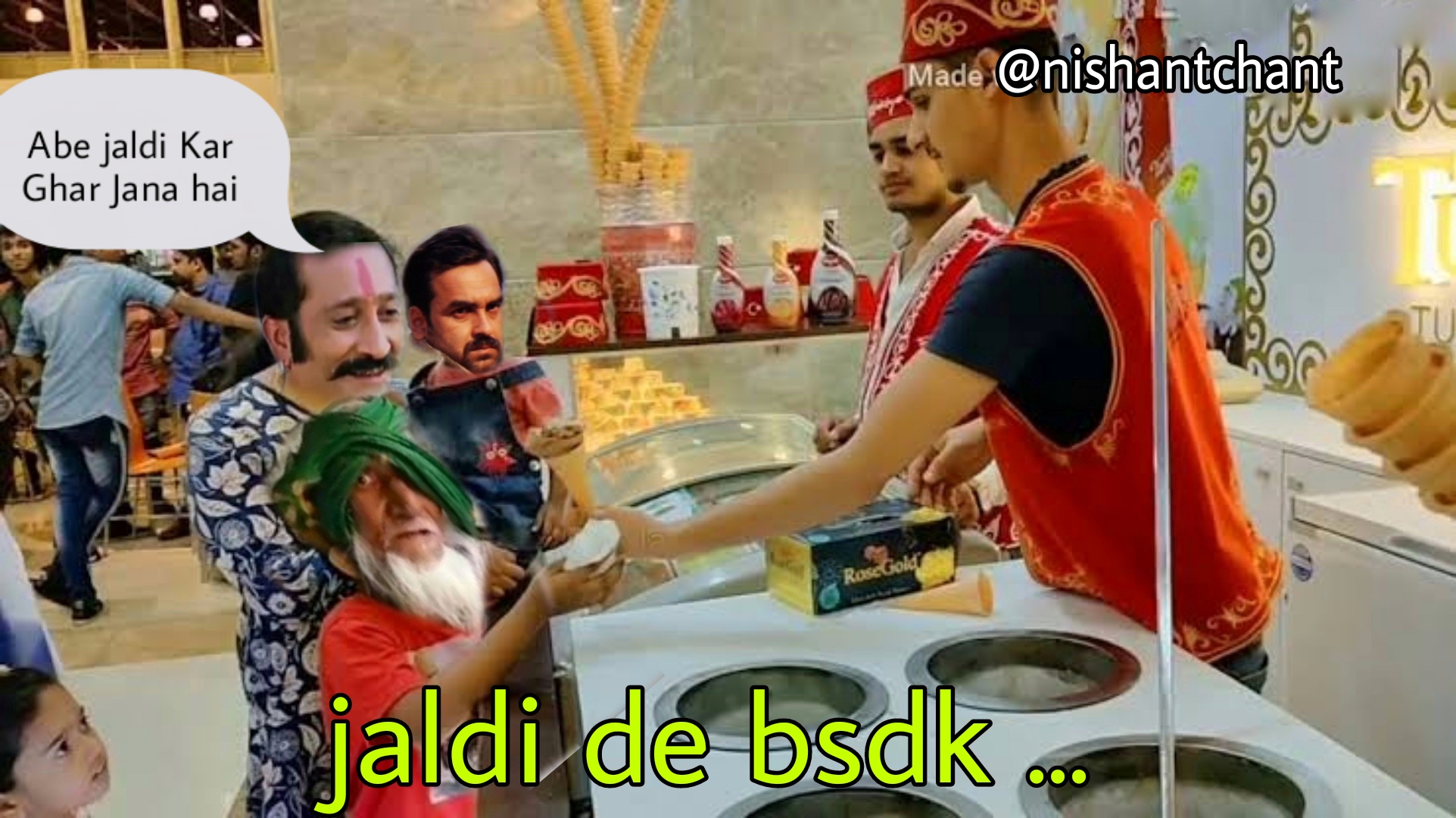 Nishant When Turkish Ice Cream Man Fun With Bsdkwale Chaha Wasuli Bhai And Kaleen Bhaiya Nishant When Turkish Ice Cream Man Fun With Bsdkwale Chaha Wasuli Bhai And Kaleen Bhaiya