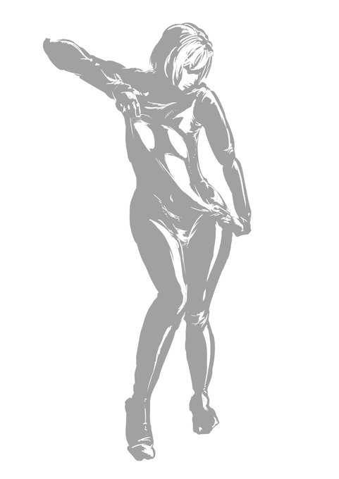 38日目 #模写 #クロッキー #練習 #女の子 https://t.co/EWqF4QrINz 