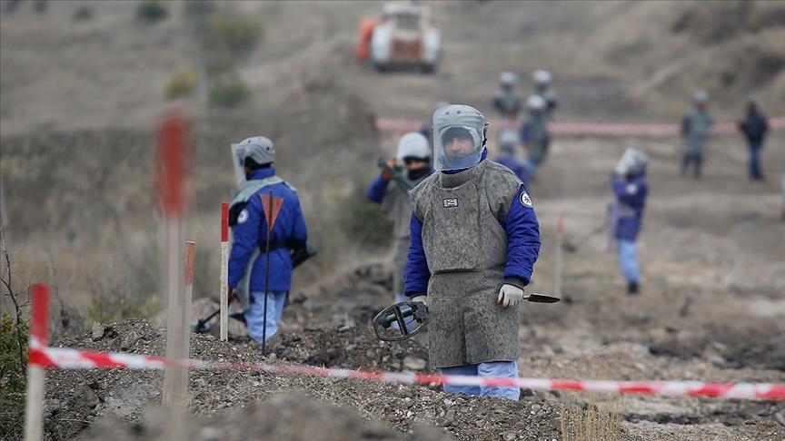 Mine clearance is a big process as Armenians refuse to give Azerbaijan maps of minefields.  #ArmenianWarCrimes #IMAD2021 #FreeUsFromLandMines
<a href="/amnesty/">Amnesty International</a>  <a href="/ICRC/">ICRC</a> <a href="/MineActionRev/">Mine Action Review</a> <a href="/UNICEF/">UNICEF</a>  @WashingtonPost  @independent  <a href="/hrw/">Human Rights Watch</a>