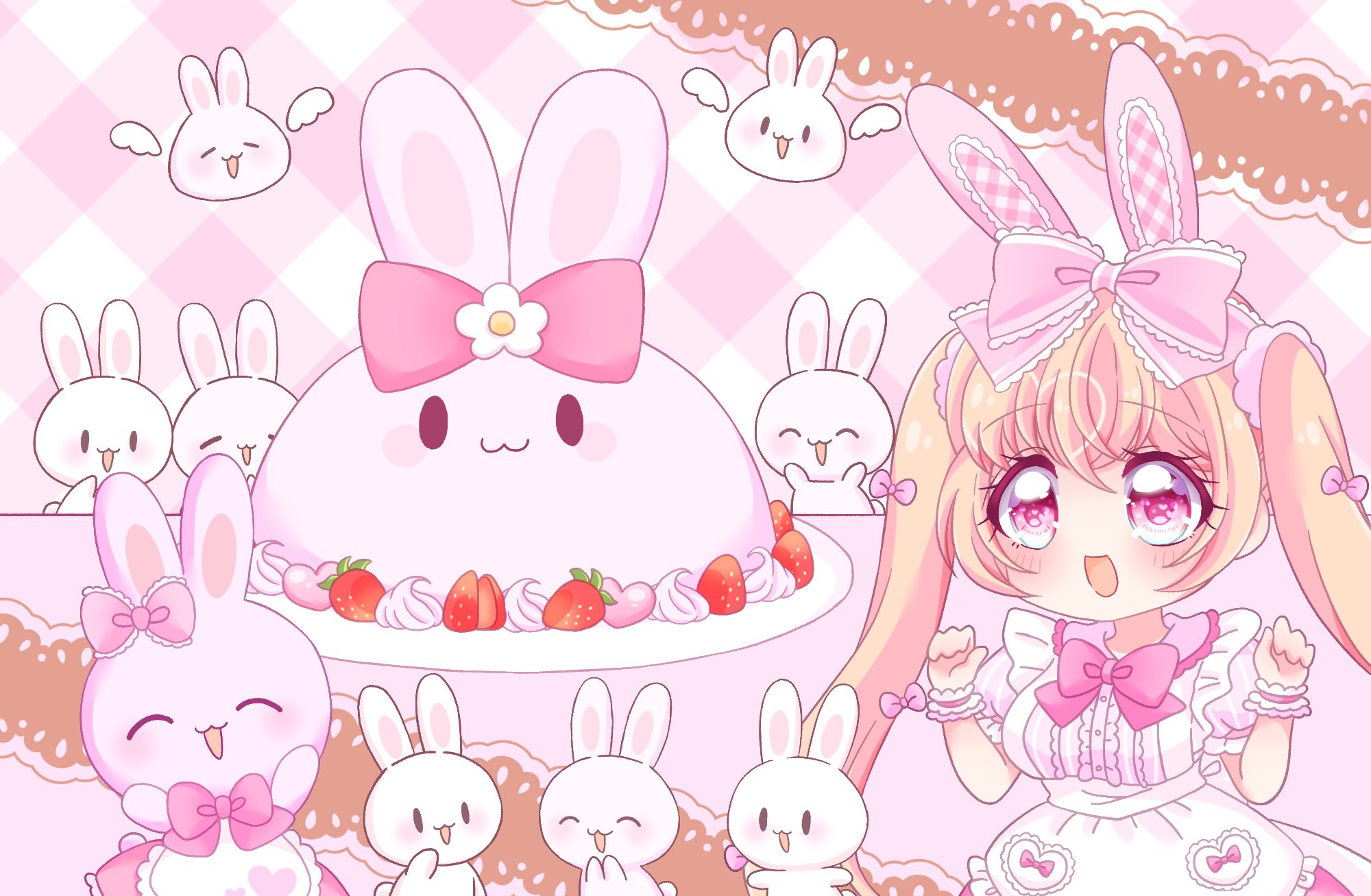 兎実 実ノ里 かわいいで世界を救いたい A Twitter 4月になったのでフォロワーさんに自己紹介しようぜ オリキャラのイラスト メインで活動してます ピンクとうさぎ うさみみ が大好きなのでそれらを使ったかわいいイラストを得意としております 今月からsns