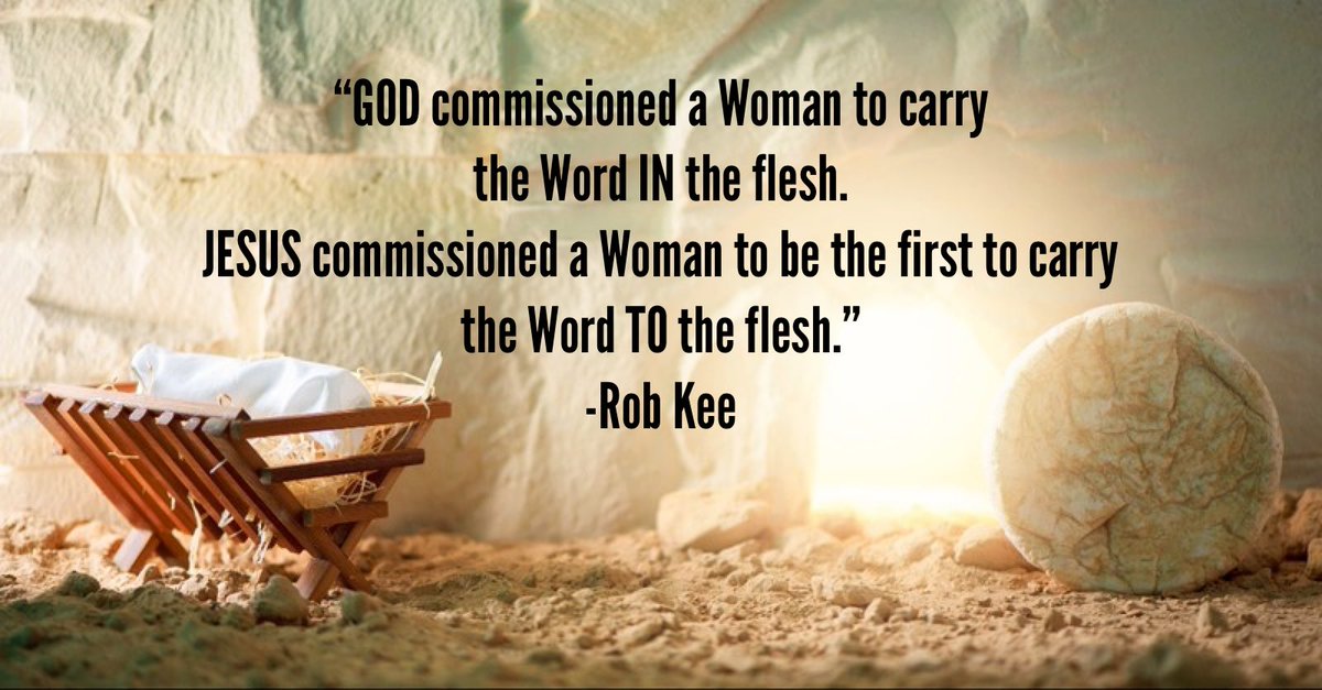 robkeesolutions's tweet image. “GOD commissioned a woman to carry the Word IN the flesh. 
JESUS commissioned a woman to be the first to carry the Word TO the flesh.”
-Rob Kee 

Early this morning before sunrise I found myself thinking about some of the key players in this Divine production.

Thank you... ☺️