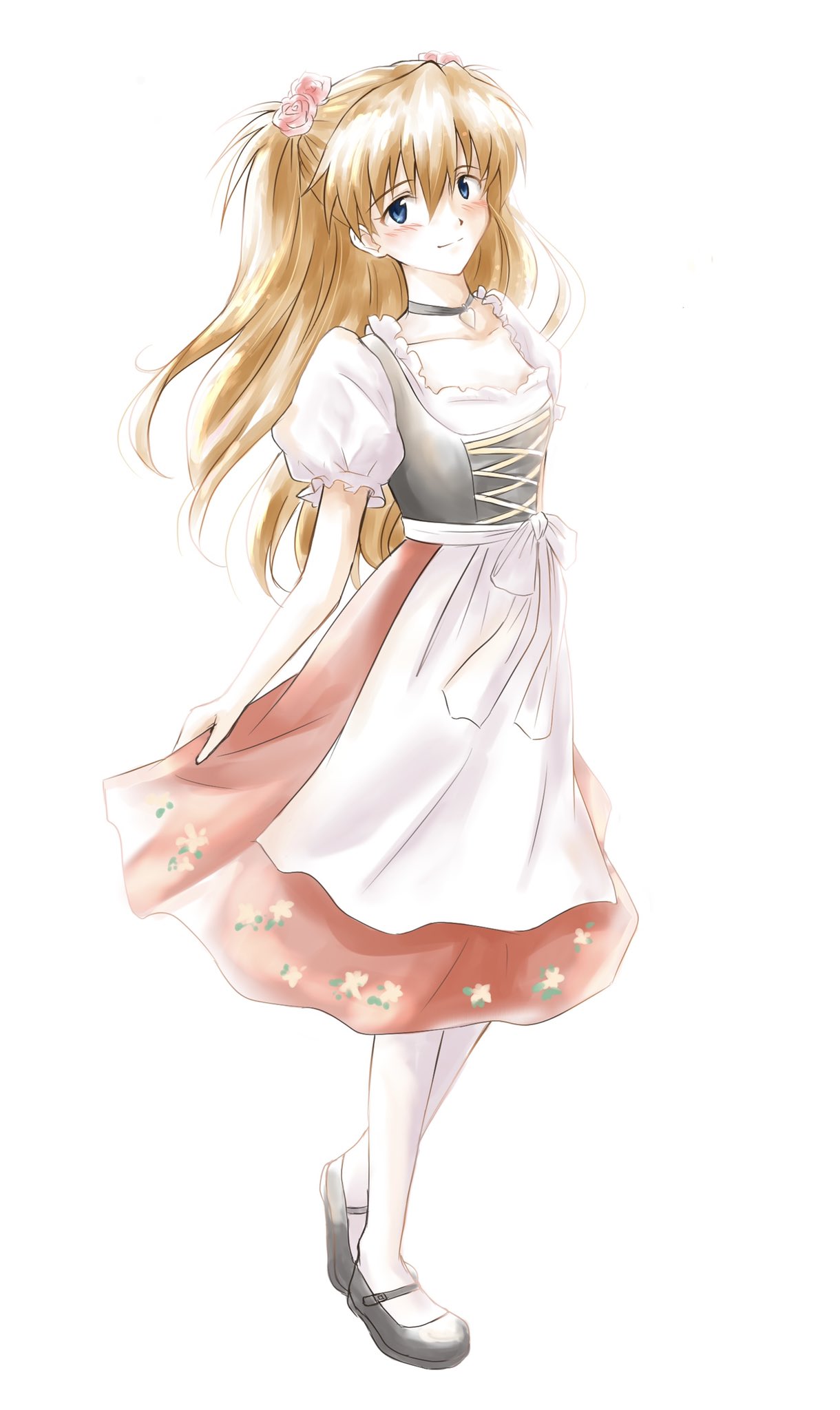 Arin 原稿中 見て見てシンジー ドイツ民族衣装 照れながらシンジくんにドイツ民族衣装 着て見せびらかしてるアスカちゃん可愛いいんじゃないの ドイツ民族衣装ってめちゃくちゃ可愛いよね ずっと描きたかった T Co Ecglnnz2hu Twitter