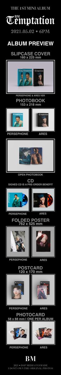 KARD_OFFlClAL's tweet photo. BM 1st Mini Album ’Temptation’

ALBUM PACKAGE
(PERSEPHONE AND ARES VER.) 
🖇 https://t.co/fhPhvEbogQ

#KARD #BM #비엠 #Temptation #BadManners #DrillBeat  #거짓말 #MortalRealm #YOURKING https://t.co/VMrkDaI4bf