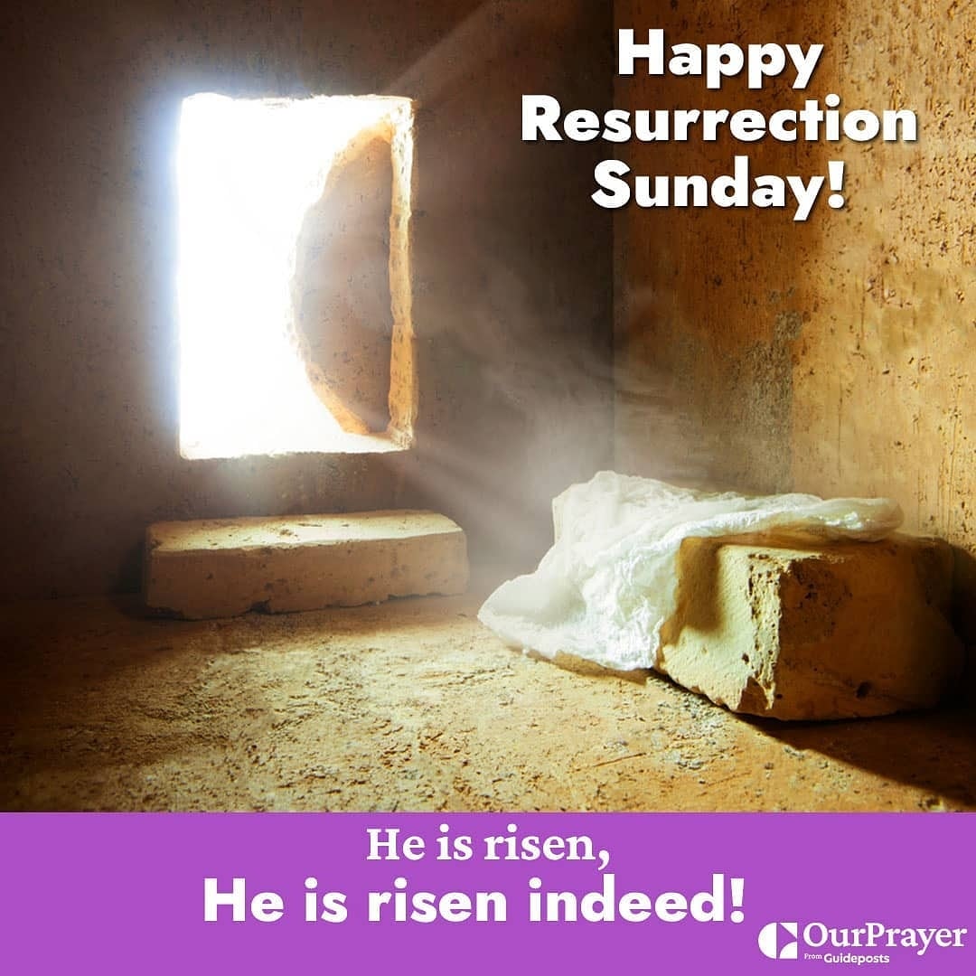 #Repost @ourprayer
...
HAPPY RESURRECTION SUNDAY!
HE IS RISEN! HALLELUJAH!
​#EasterSunday #ResurrectionOfJesus #ResurrectionSunday
.
.
.
#HolyWeek2021
