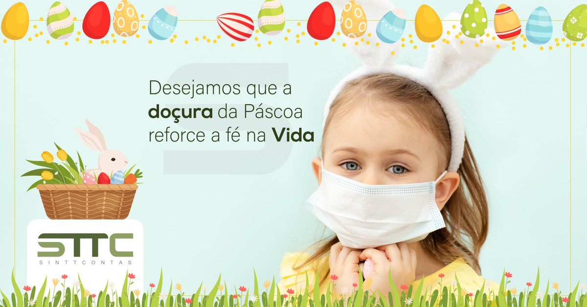SinttContas's tweet photo. Nesse momento de enfrentamento de desafios, desejamos que a Páscoa seja uma oportunidade para todos reforçarem a fé na vida e na esperança. Feliz Páscoa! #sinttcontas https://t.co/qNybI1EVY5