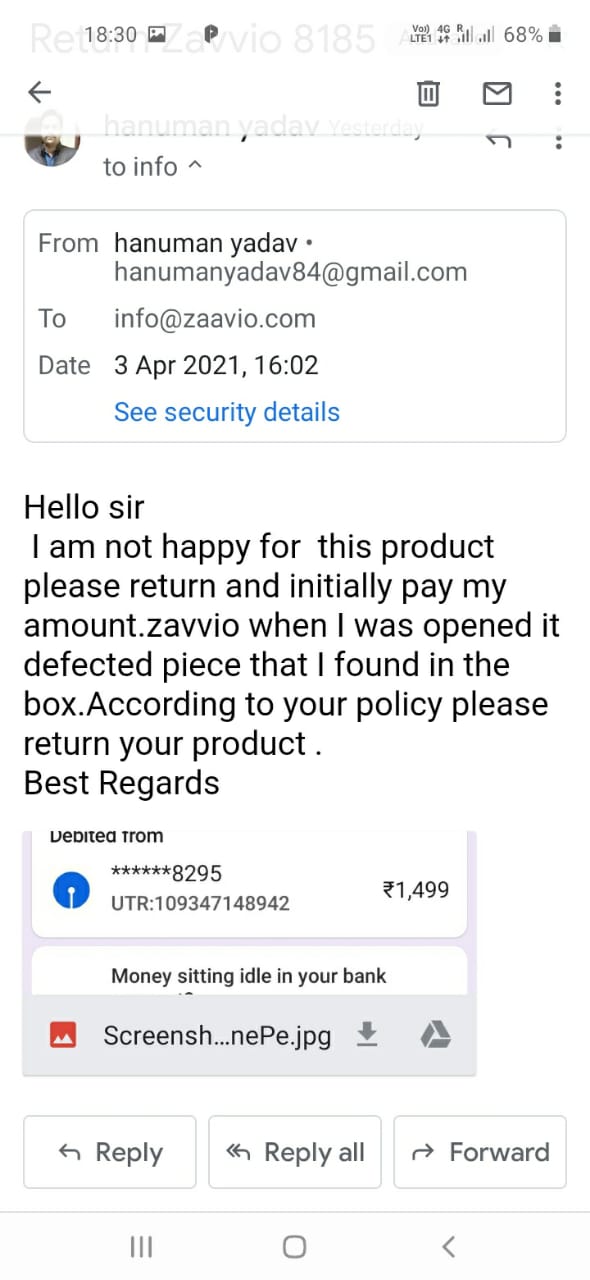 Ranjeet Kumar on X: @Zaavio is this a #fraud company ? my friend got very  different product and you have no any customer care contact no? #Zaavio  #cybercrime  / X