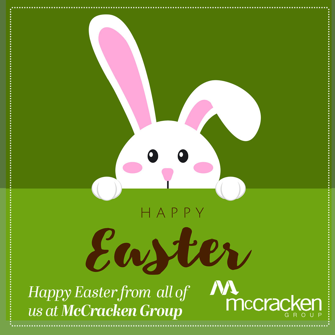 We're wishing you a Happy Easter, from all of us at McCracken Group! #HappyEaster
