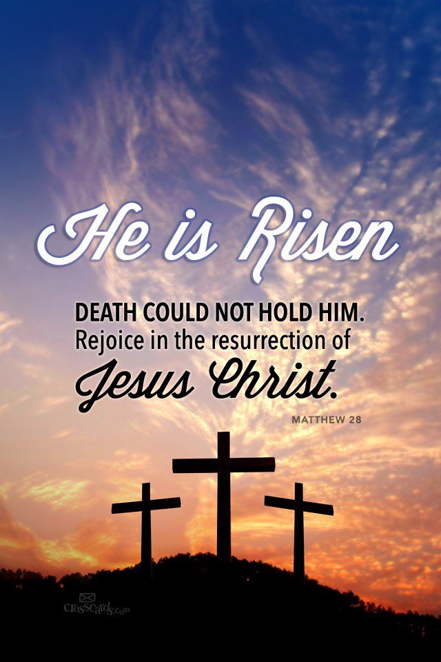 Hallelujah, Hallelujah, this is the day the Lord has made let us rejoice and be glad in it!  Wishing everyone a blessed  and happy Easter Sunday!
