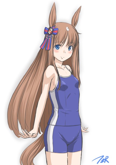 水着グラスワンダーさん
ビーチトレーニング面白いネ('▽`*) 