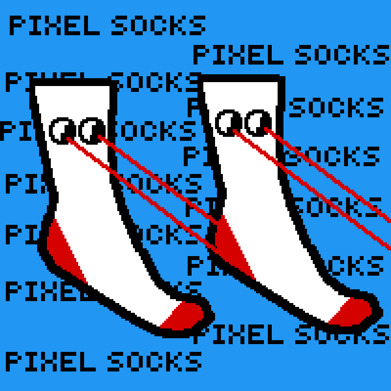 SocksPixel's tweet image. We're blown away by the support we've gotten so far!

We're giving a luck #nftcollector an extra chance to get a free #PixelSocks #NFT, our recently minted Lazer Eyes!

We'll pick a winner Tuesday April 6th, all you have to do is follow us, like and retweet the quoted post!