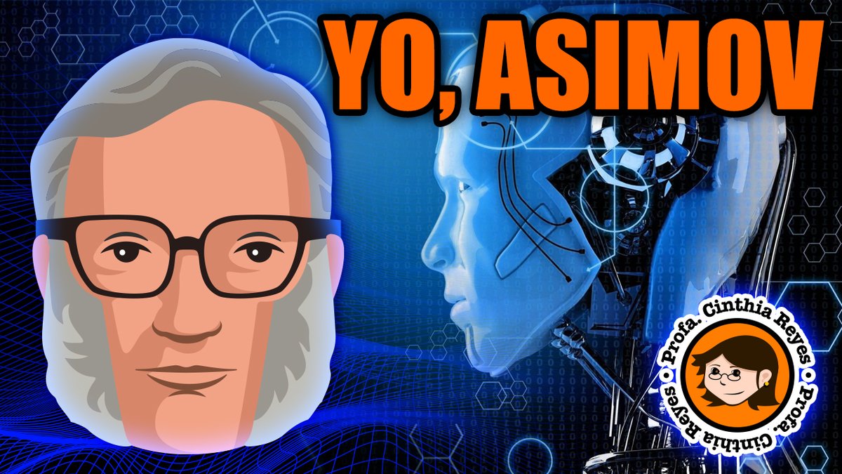 ProfCinReyes's tweet image. Predicciones, datos y curiosidades de Isaac Asimov en mi nuevo video: bit.ly/3meVE80

#Predicciones #cienciaficción #YoRobot #LeyesDeLaRobotica #robots #robotica #asimov