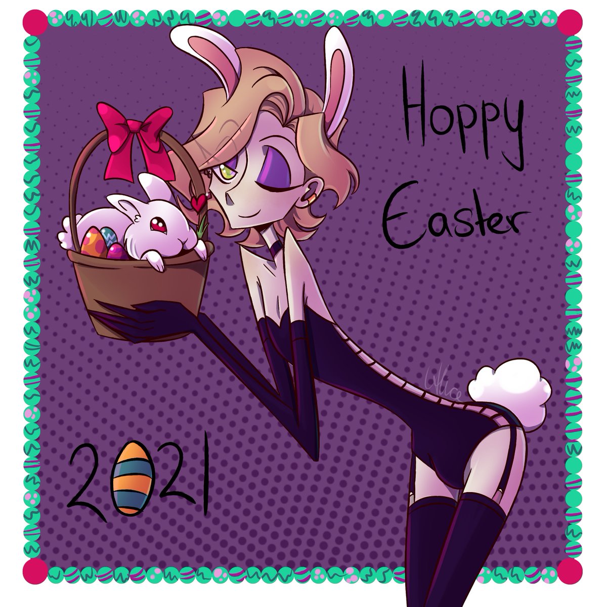 screaming_alice's tweet photo. Hoppy Easter everyone! 🐰I've Update my shop with a lot of cool stuff. Take a look if you like. https://t.co/EBrmcIzJNH #Easter2021 #digitalart #redbubble #ArtistOnTwitter #digitaldrawing https://t.co/dXW6SuzMjC