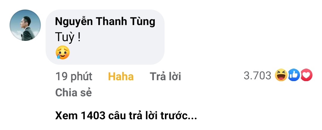 Amy_Traan's tweet photo. Có thứ fan nào tương tác cmt còn hơn cả tus không

SKY M-TP
@sontungmtp777 #SonTungMTP
#WeLoveYouMTP https://t.co/d4GPns4ILh