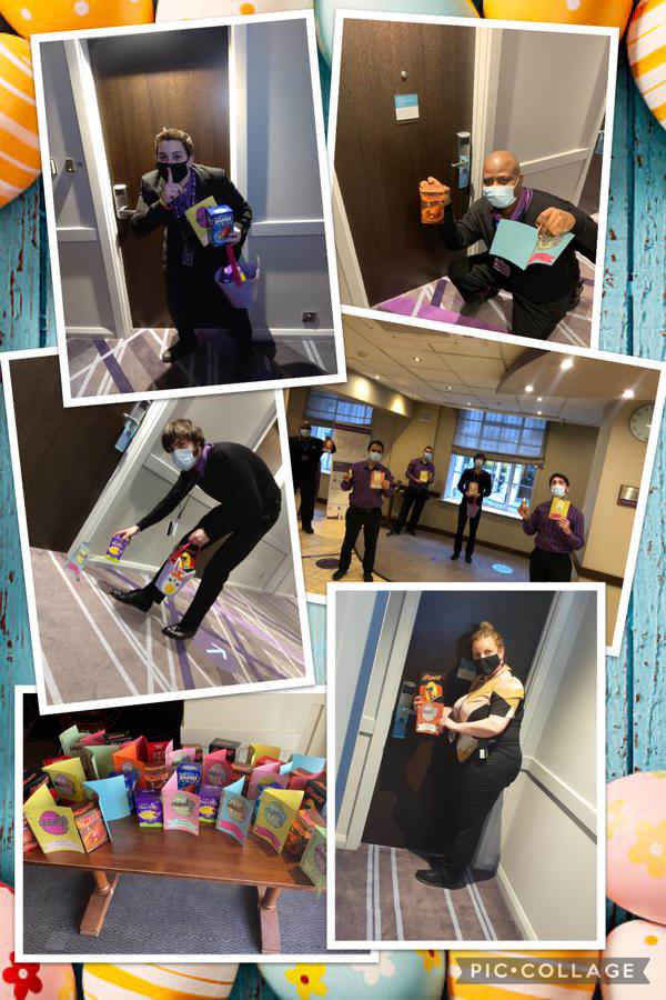 This is what I call “Warmth of welcome”!!! Easter eggs and homemade Easter cards for every occupied room at County&amp;Waterloo!!
Thanks to my brilliant team for the outstanding effort and Happy Easter everyone!!
#weare1team <a href="/RikkiQuinlan/">RQPI</a> <a href="/SDEBDD/">simon ewins</a> <a href="/dls29411/">Darrel Sabin</a> <a href="/tizianalauria88/">tiziana lauria</a>