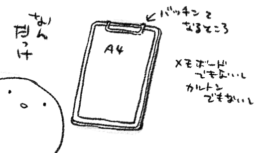 こういう…文房具…なまえ…なんだっけ… 