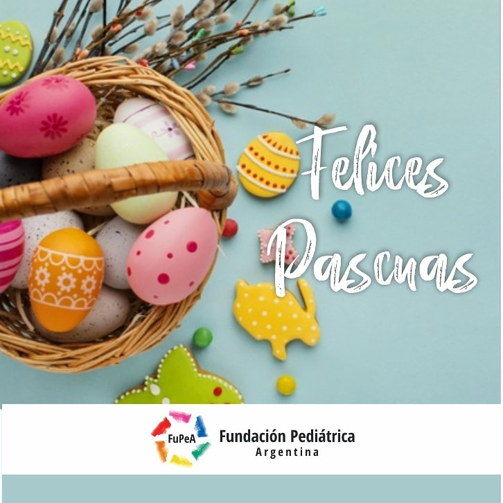 Les deseamos unas Felices Pascuas! Rodeados de amor y familia 💘💖 
#felicespascuas #fupea #fundacionpediatricaargentina