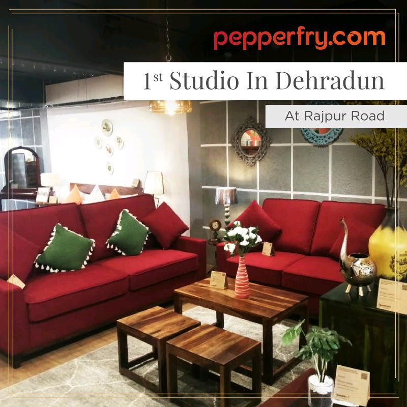 Pepperfry's tweet photo. Glad to announce the launch of Studio Pepperfry in the Litchi Capital of India. Do drop by the Rajpur road for everything furniture.
#dehradun #studiopepperfry #pepride https://t.co/cMbWfb4K6o