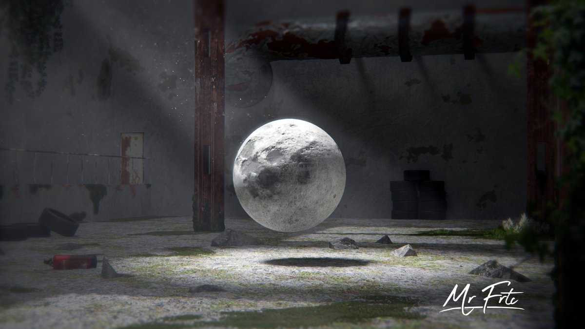 MrFrtc's tweet photo. Voici mes deux derniers rendus 3D avec SCP-131 A et B ainsi qu'un SCP Français "La lune miniature" (SCP-053-FR) :
#SCP #FoundationScp #blender #art https://t.co/k8WhD0UEBX
