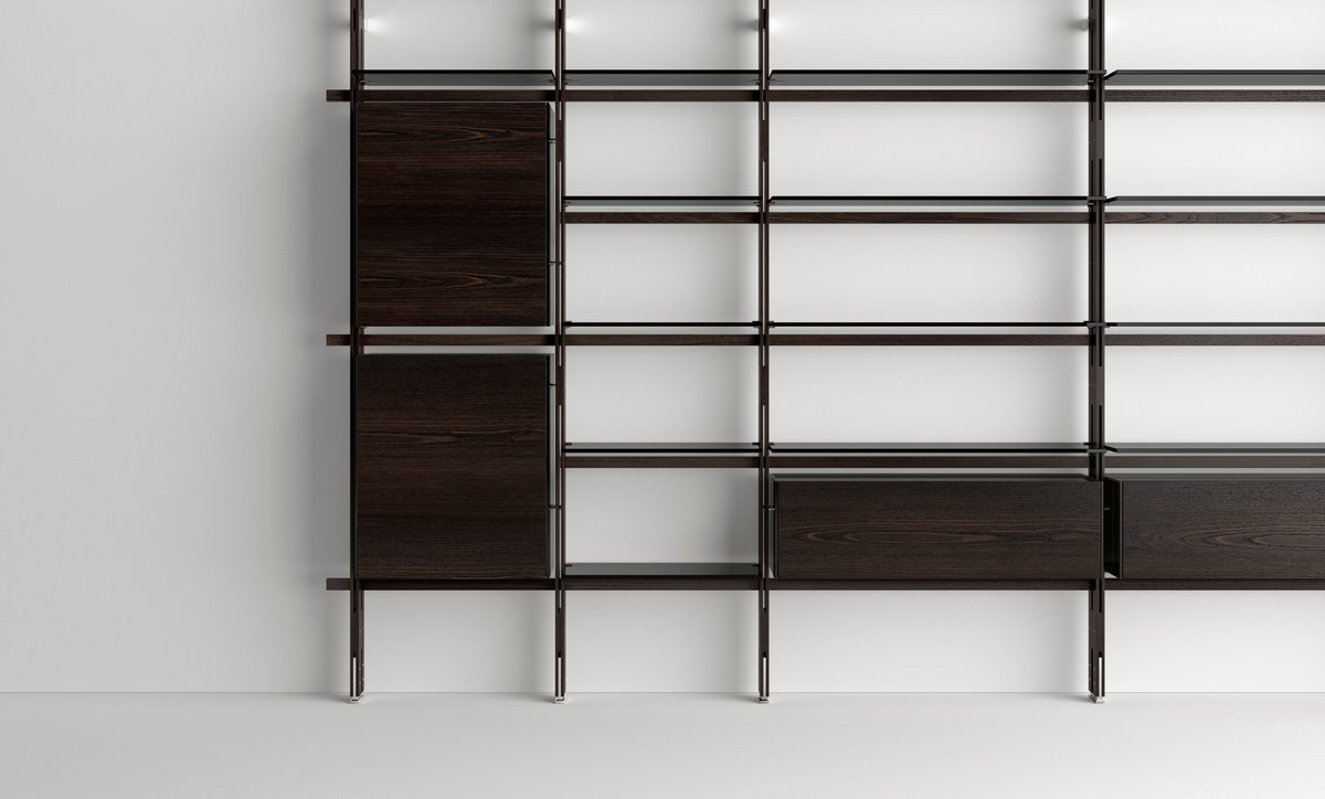 HEMINGWAY by MASSIMO CASTAGNA designed primarily for the living area and beyond, it can also be located in offices and is distinguished primarily by its linear and refined design.

tonellidesign.com/products/exhib…

#tonellidesign #glassdesign #hemingway