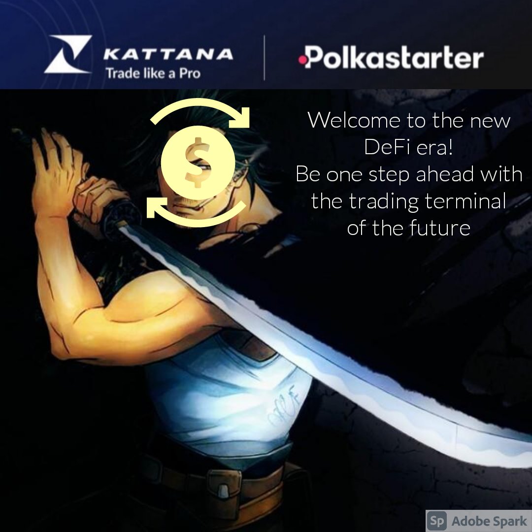 RodiahRadzi's tweet photo. @polkastarter @kattanatrade
$KTN 
I couldn’t be more excited for Kattana IDO on Polkastarter’s platform!

Trader can trade in real-time via over 40 DEXs with advanced order types and high-quality charts, and has many tools that we not even heard of in DeFi. https://t.co/N5qhlcTFDP