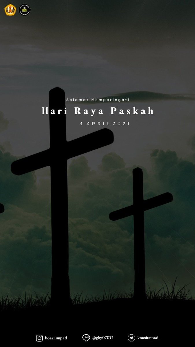 [Hari Raya Paskah]

Selamat Hari Raya Paskah, semoga suasana Paskah yang penuh kasih menjadi momen pembaruan diri menjadi yang lebih baik dan lebih berbahagia.

Contact
OA Line : @ghy0707f
Instagram : @koasi_unpad
Twitter : <a href="/koasiunpad/">Komunitas Anak Bekasi UNPAD</a>

#HariRayaPaskah
#KoasiUnpad
#UNPAD